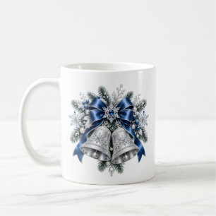 Kerstsfeer Beker met Kerkklokken Motief Koffiemok