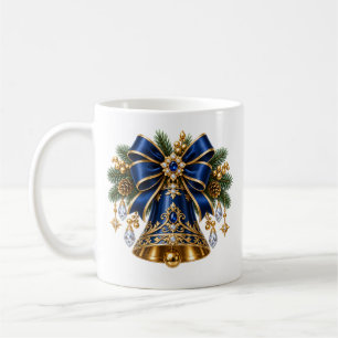 Kerstsfeer Beker met Kerkklokken Motief Koffiemok