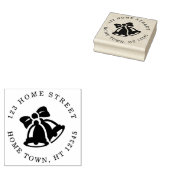 Kerstsfeer Circulaire Retouradres Rubberstempel (Gestempeld)