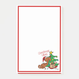 Kerstsfeer Dachshond Hond Post-It Notities Post-it® Notes