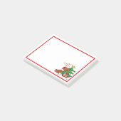 Kerstsfeer Dachshund Hond Post-It Notities Post-it® Notes (Schuin)