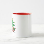 Kerstsfeer Dasachtige Hond Mok (Midden)