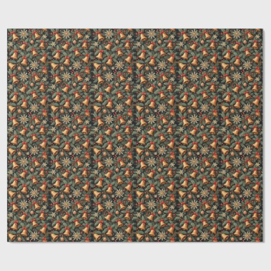 Kerstsfeer, decoratief kerstpatroon, cadeaupapier (Vlak)