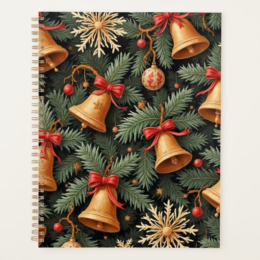 Kerstsfeer, decoratief kerstpatroon, planner (Voorkant)