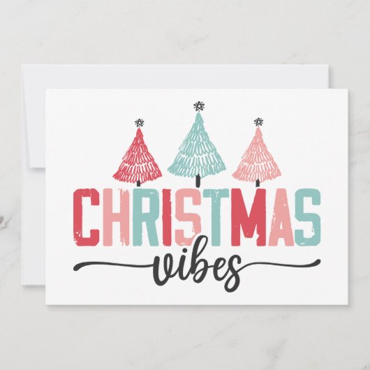 Kerstsfeer - Festieve Boom Ontwerp Kaart (Voorkant)
