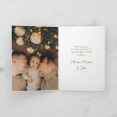 Kerstsfeer foto vakantie feestdagen kaart (Binnen)