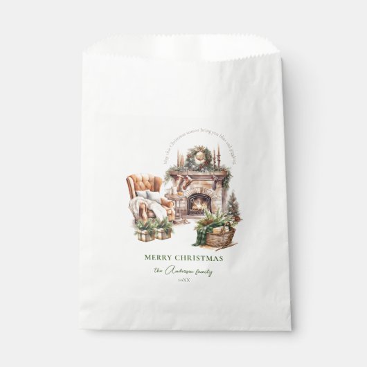 Kerstsfeer Gezellig Gepersonaliseerd Bedankzakje (Voorkant)