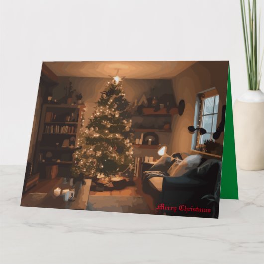 Kerstsfeer Kaart (Voorkant)