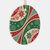 Kerstsfeer Keramisch Ornament (Rechts)