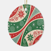Kerstsfeer Keramisch Ornament (Links)