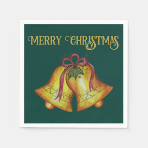 Kerstsfeer Kerstbellen Papieren servetten