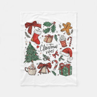 Kerstsfeer Kerstboom Hete Chocolade Coquette B Fleece Deken
