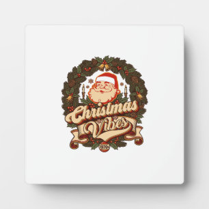Kerstsfeer Kerstman Krans Bellen Fotoplaat