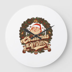 Kerstsfeer Kerstman Krans Bellen Grote Klok