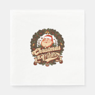 Kerstsfeer Kerstman Krans Bellen Servet