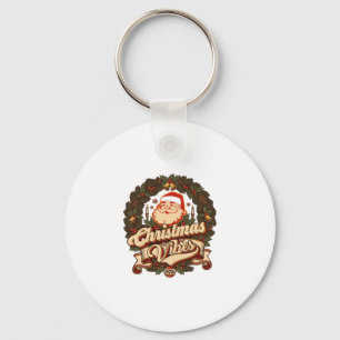 Kerstsfeer Kerstman Krans Bellen Sleutelhanger