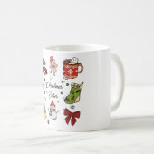 Kerstsfeer Kerststickerpakket Koffiemok (Voorkant rechts)