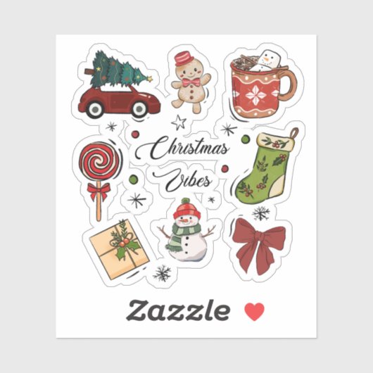 Kerstsfeer Kerststickerpakket Sticker (Vel)