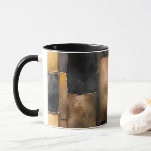 Kerstsfeer koffiemok mok (Met donut)