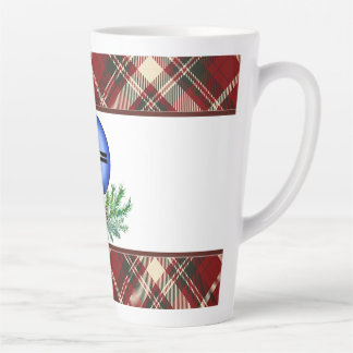 Kerstsfeer kruis  latte mok