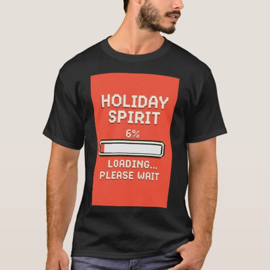 Kerstsfeer Laadbalk T-shirt (Voorkant)