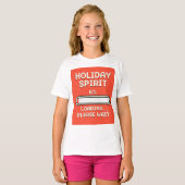 Kerstsfeer Laadbalk T-shirt (Voorkant volledig)