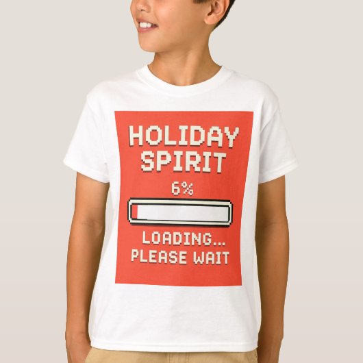 Kerstsfeer Laadbalk T-shirt (Voorkant)