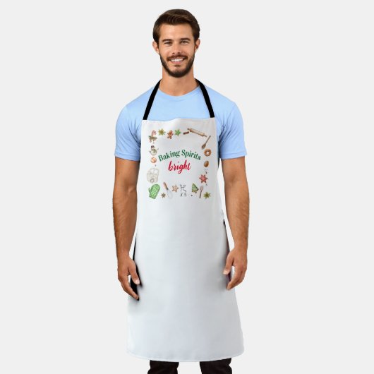 Kerstsfeer met Kerstbakpret Schort (Gedragen)