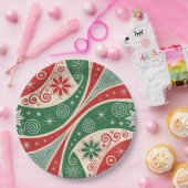 Kerstsfeer Papieren Bordje (Feest)