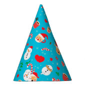 Kerstsfeer patroon feesthoedjes (Rechts)
