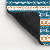 Kerstsfeer patroon muismat (Hoek)
