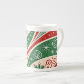 Kerstsfeer Porselein Kop (Voorkant rechts)
