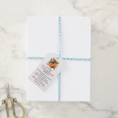 Kerstsfeer Potpourri op het fornuis Cadeaulabel (Met Touw)