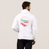 Kerstsfeer Ritssluiting Hoodie (Achterkant volledig)