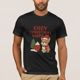Kerstsfeer – Schattige Franse Bulldog Kerst T-shirt