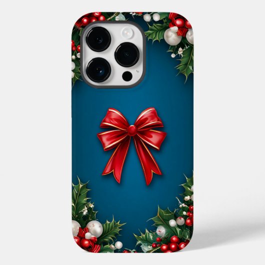 🎀💙 Kerstsfeer Sfeervol Kerst Ornament Licht 🌟 K Case-Mate iPhone Case (Achterkant)