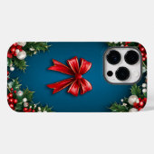 🎀💙 Kerstsfeer Sfeervol Kerst Ornament Licht 🌟 K Case-Mate iPhone Case (Achterkant (horizontaal))