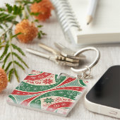 Kerstsfeer Sleutelhanger (Voorkant Rechts)