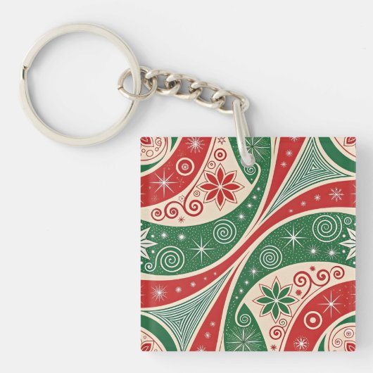Kerstsfeer Sleutelhanger (voorkant)