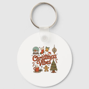 Kerstsfeer Sneeuwbol Kerstman Boom Sleutelhanger