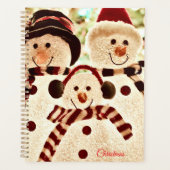 Kerstsfeer Sneeuwman Feest Planner (Voorkant)