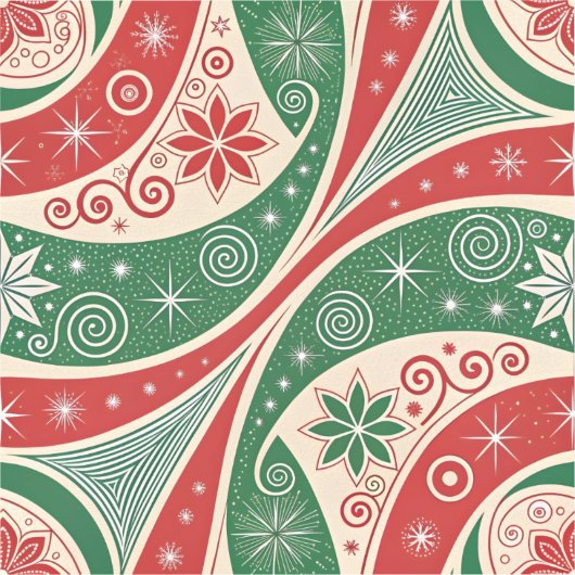 Kerstsfeer Sticker (Voorkant)