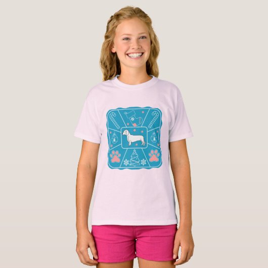 Kerstsfeer T-shirt (Voorkant volledig)