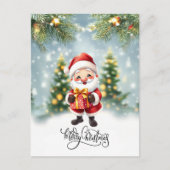 kerstsfeer uitstralen feestdagenkaart (Voorkant)