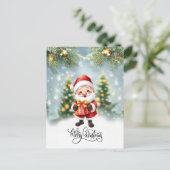 kerstsfeer uitstralen feestdagenkaart (Staand voorkant)