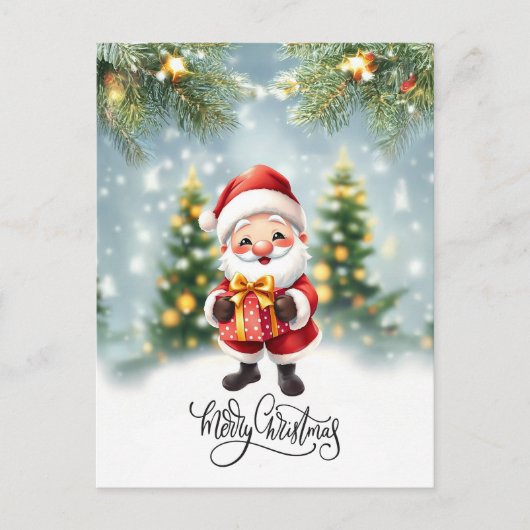 kerstsfeer uitstralen feestdagenkaart (Voorkant)