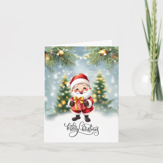 kerstsfeer uitstralen kaart (Voorkant)