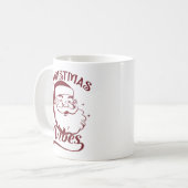 Kerstsfeer Vintage Design Koffiemok (Voorkant links)