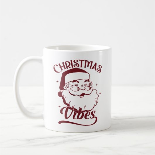 Kerstsfeer Vintage Design Koffiemok (Links)