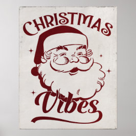 Kerstsfeer Vintage Design Poster